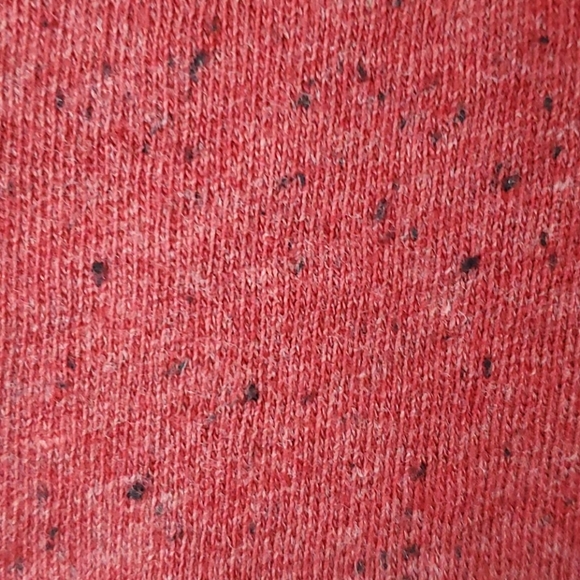 Daniel Cremieux red speckled long sleeve pull on crew neck shirt size Large - Picture 7 of 8